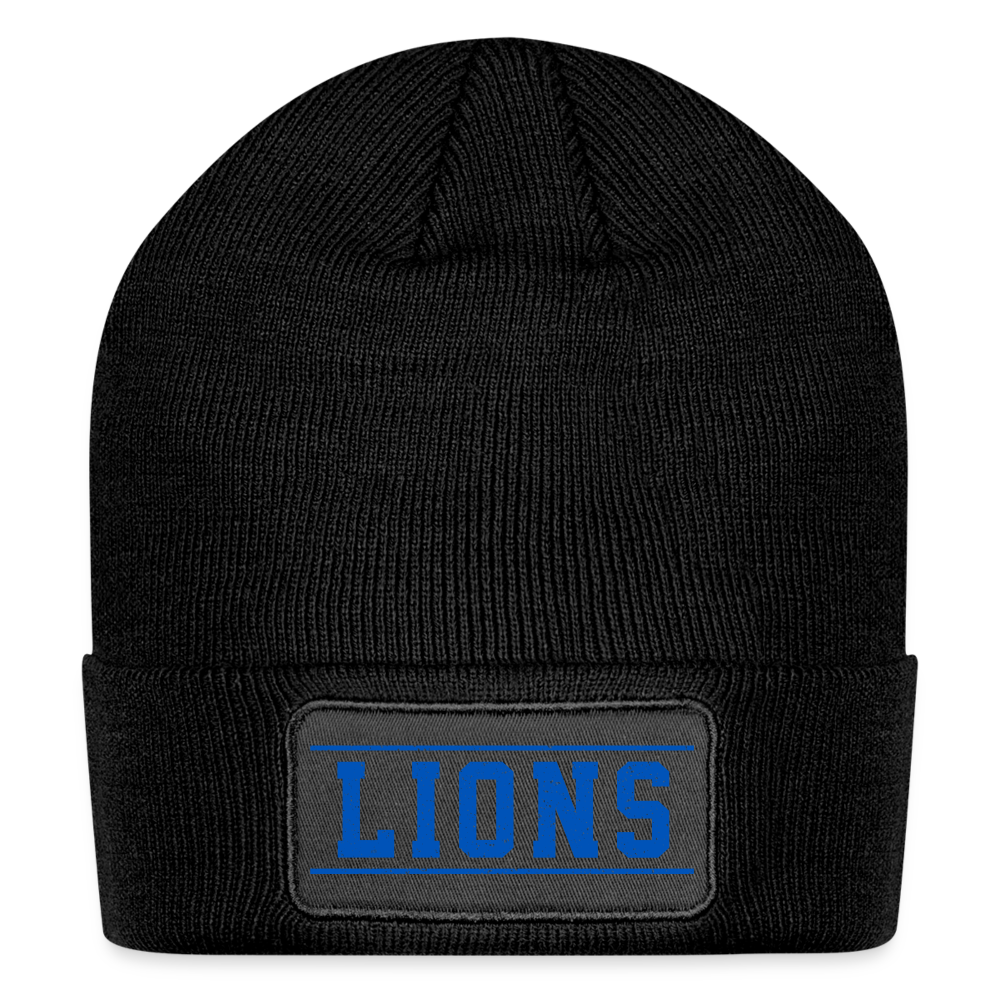 Lions Patch Beanie - black