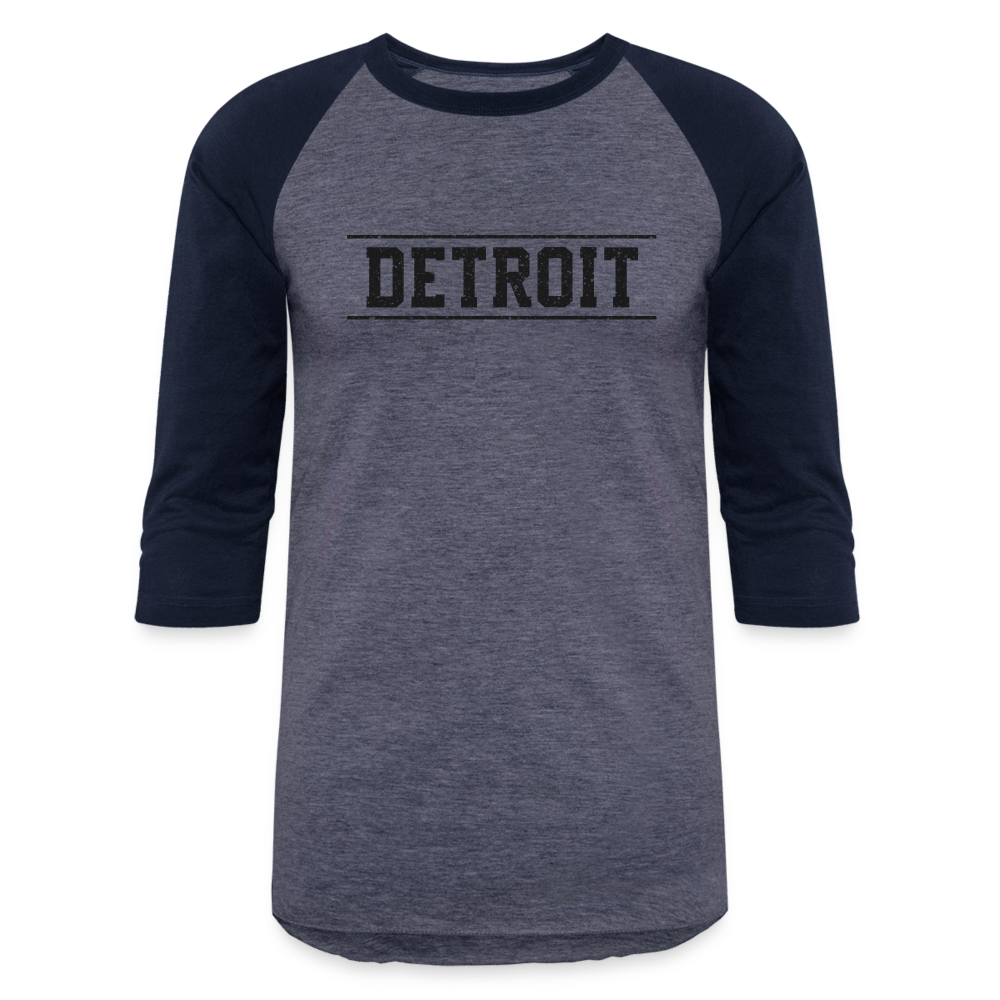 Detroit Baseball T-Shirt - heather blue/navy