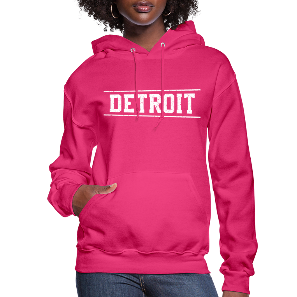 Detroit Women's Hoodie - fuchsia