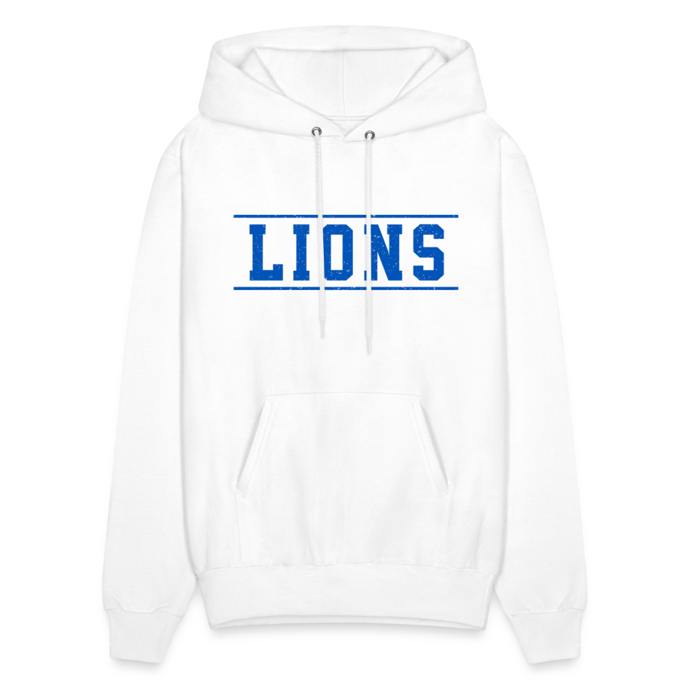 Lions Men's Hoodie - white