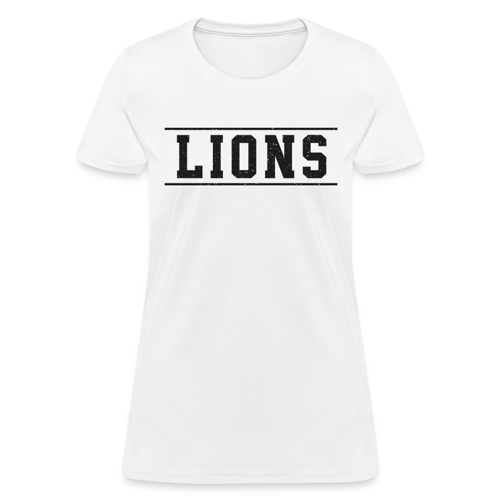 Lions Women's T-Shirt - white