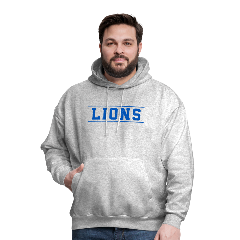 Lions Men's Hoodie - heather gray