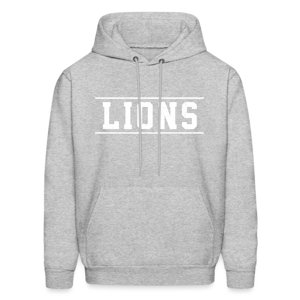 Lions Men's Hoodie - heather gray