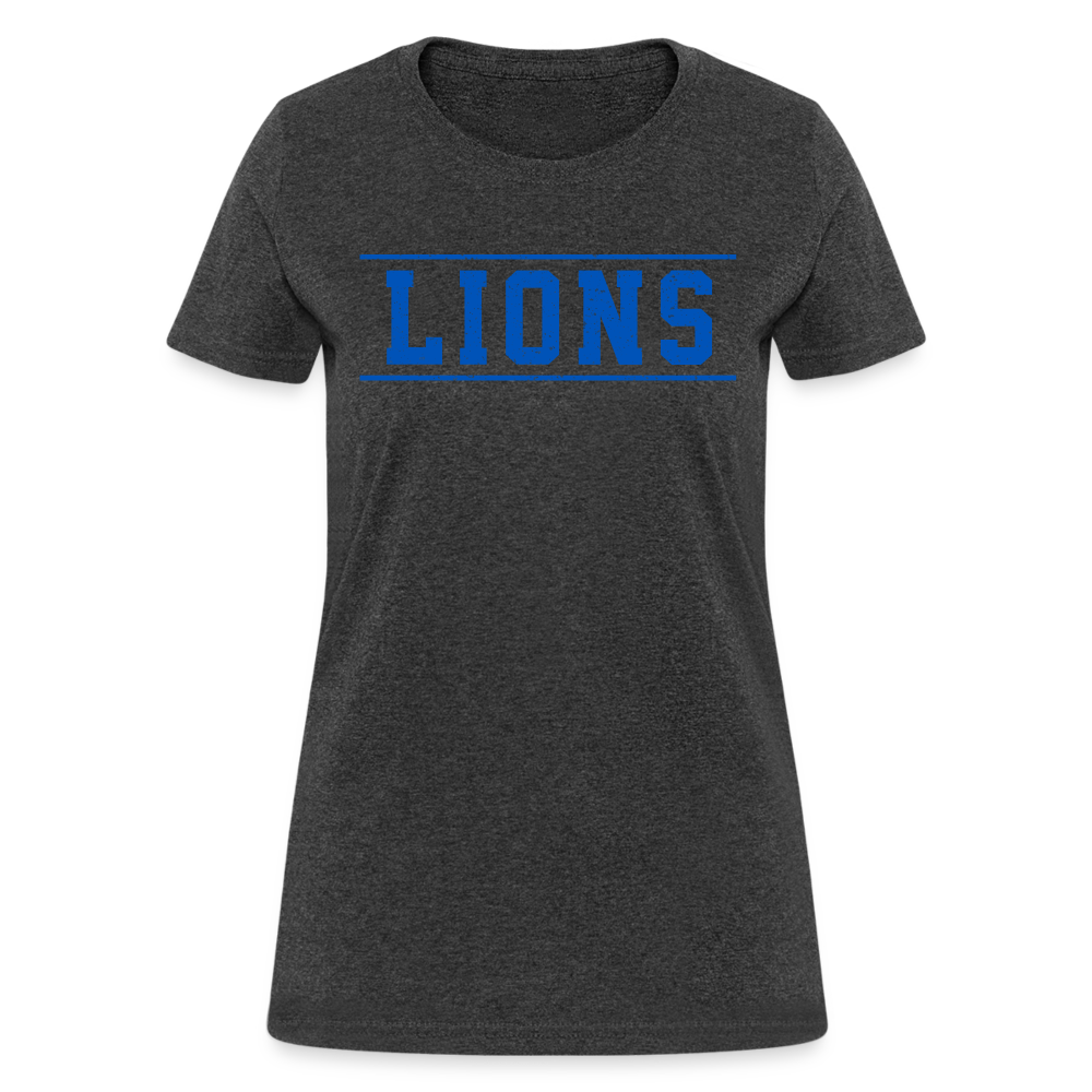 Lions Women's T-Shirt - heather black