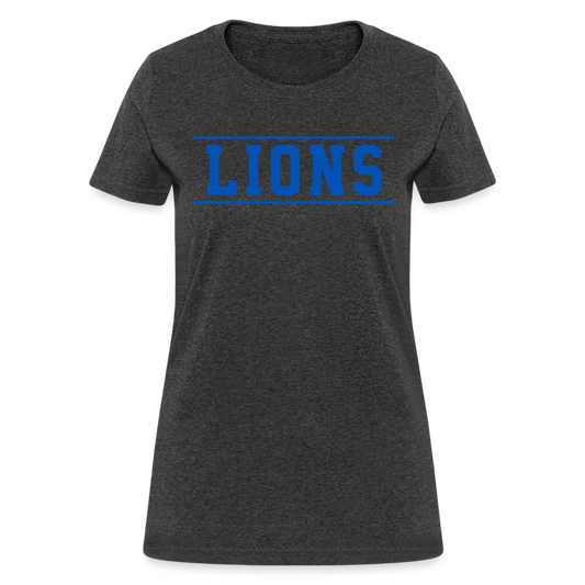 Lions Women's T-Shirt - heather black