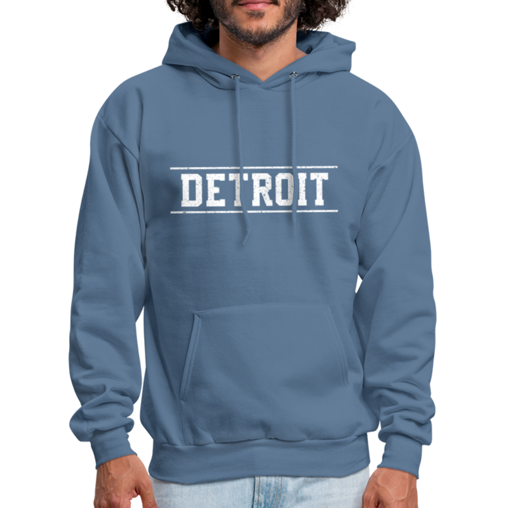 Detroit Men's Hoodie - denim blue