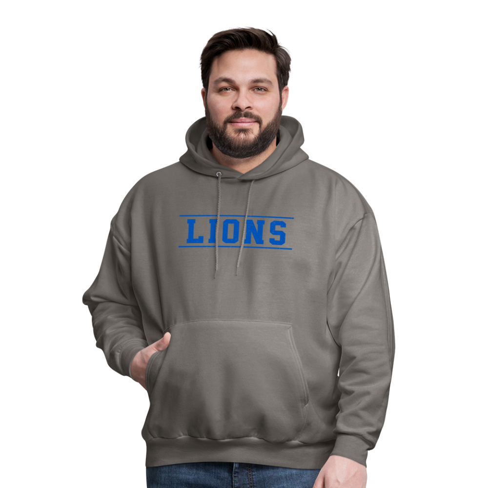 Lions Men's Hoodie - asphalt gray