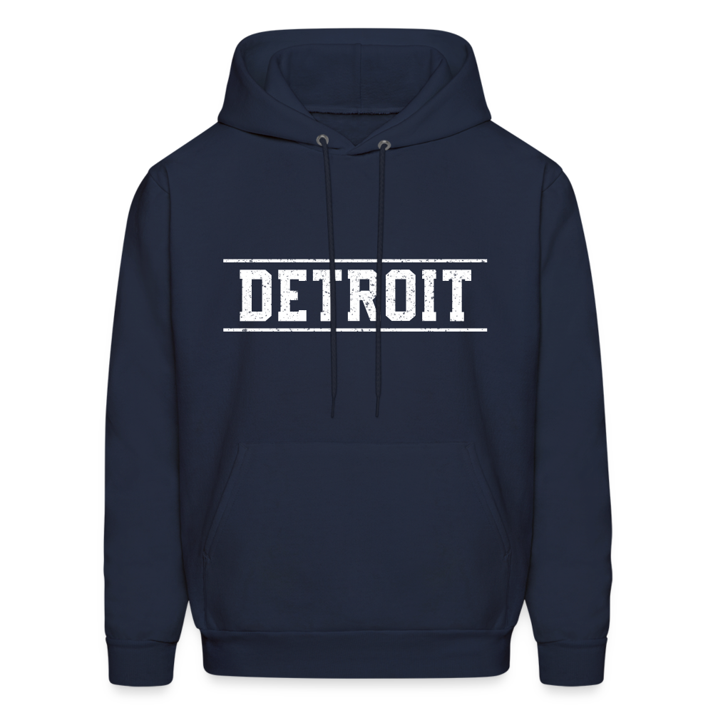 Detroit Men's Hoodie - navy