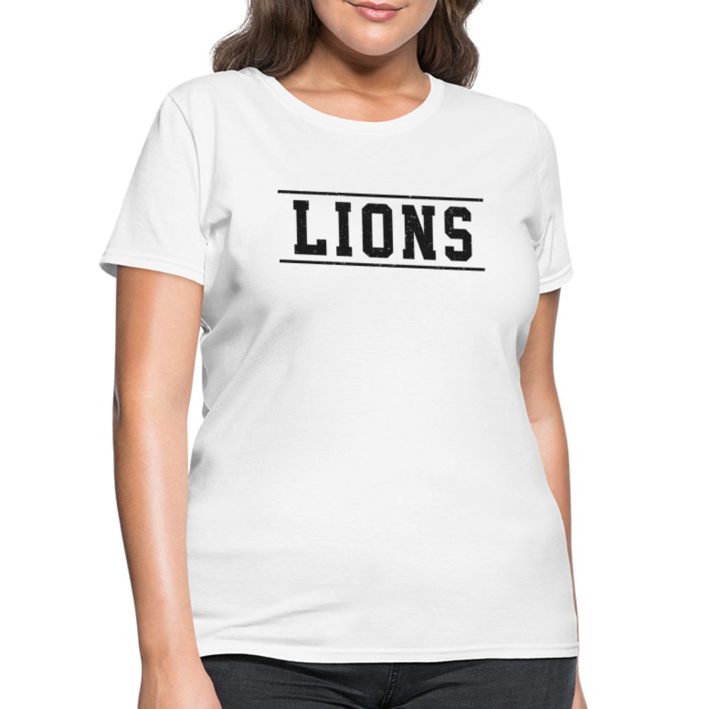 Lions Women's T-Shirt - white