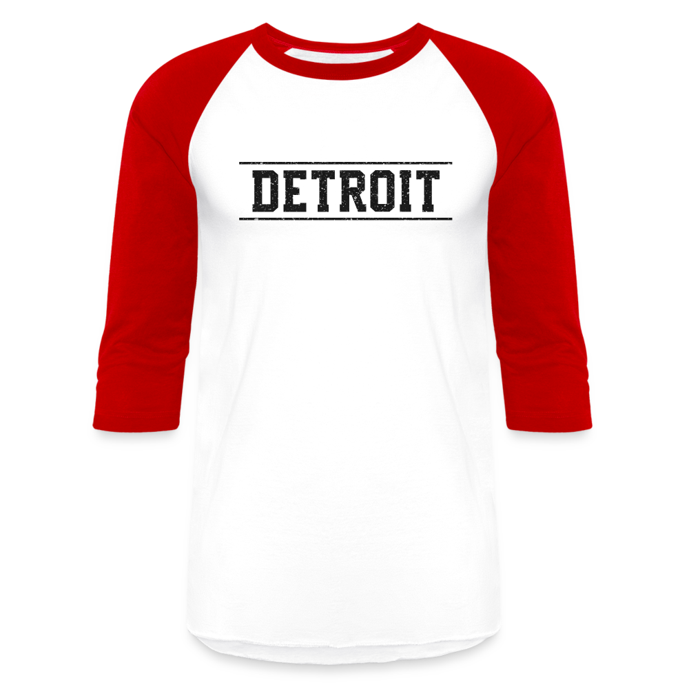 Detroit Baseball T-Shirt - white/red