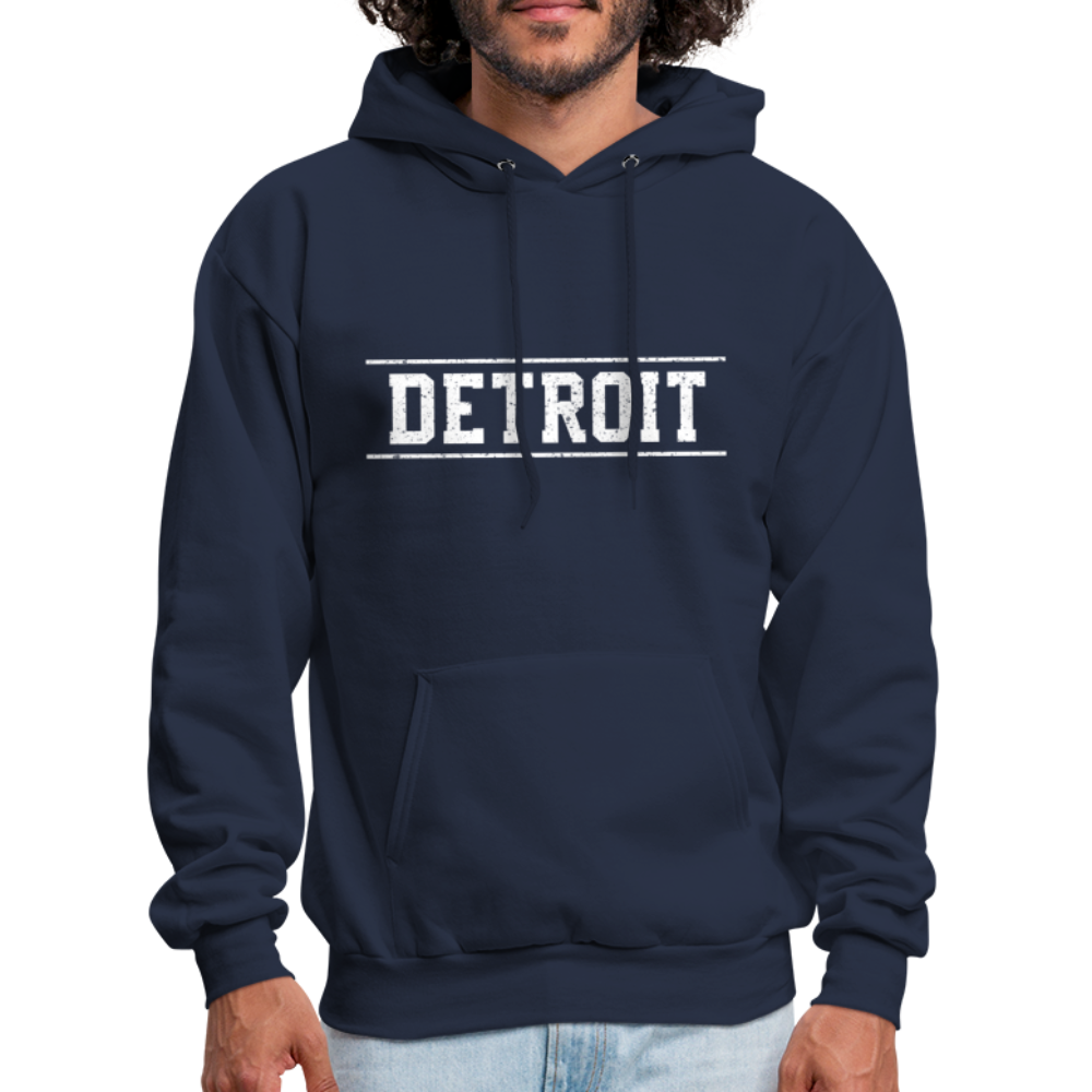 Detroit Men's Hoodie - navy