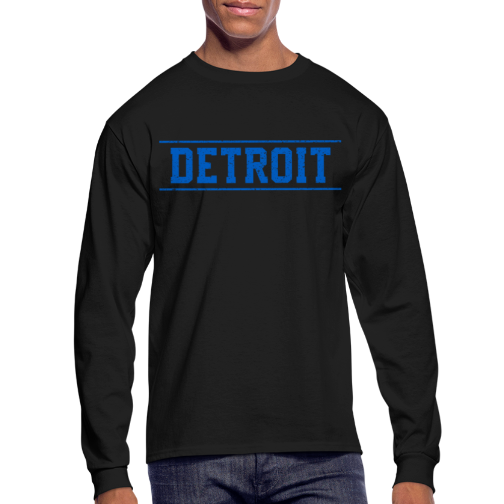 Detroit Men's Long Sleeve T-Shirt - black