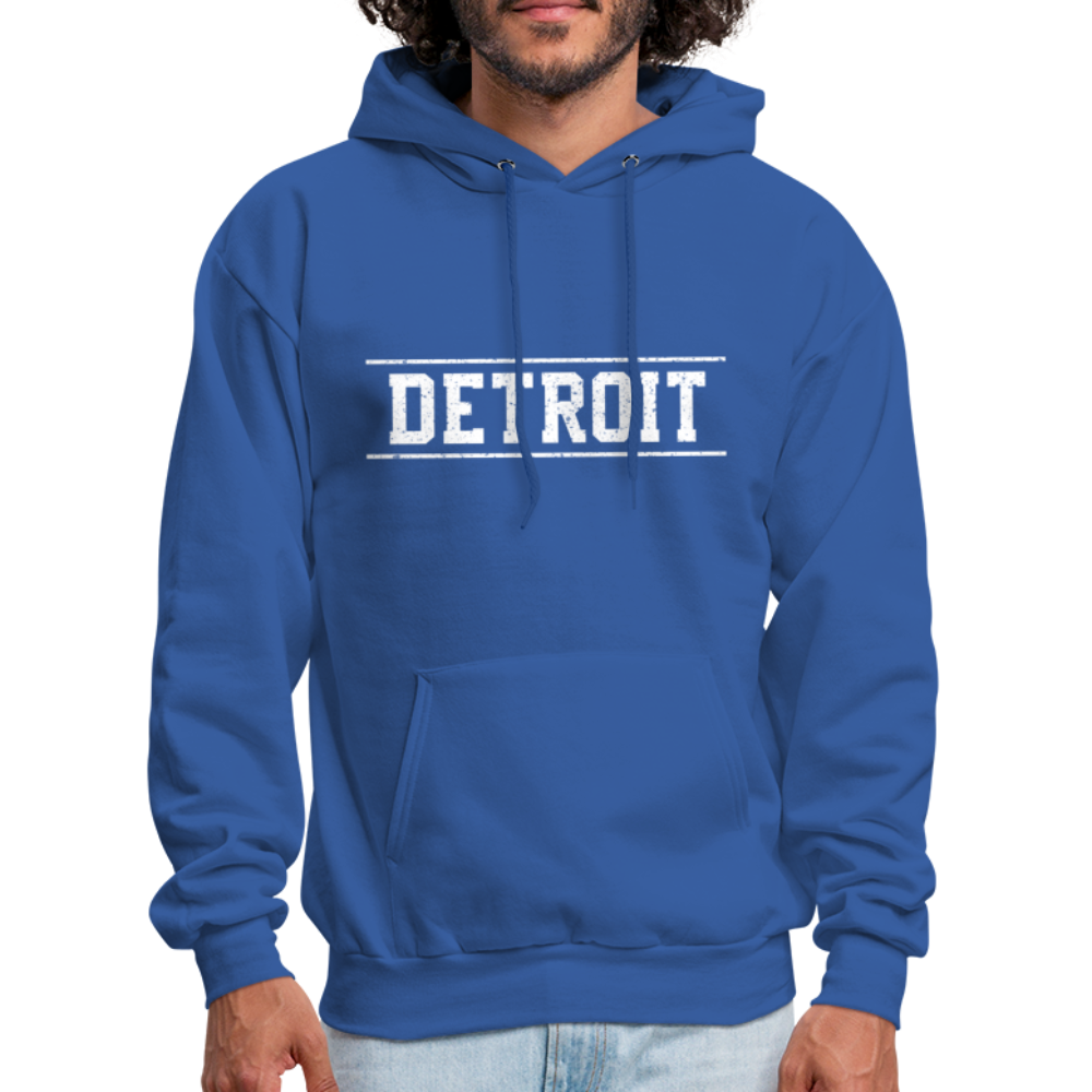 Detroit Men's Hoodie - royal blue