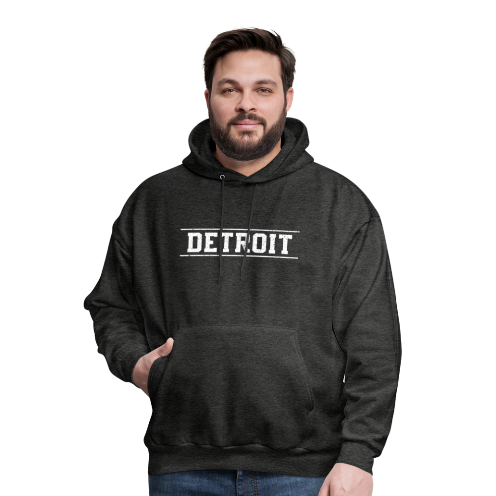 Detroit Men's Hoodie - charcoal grey