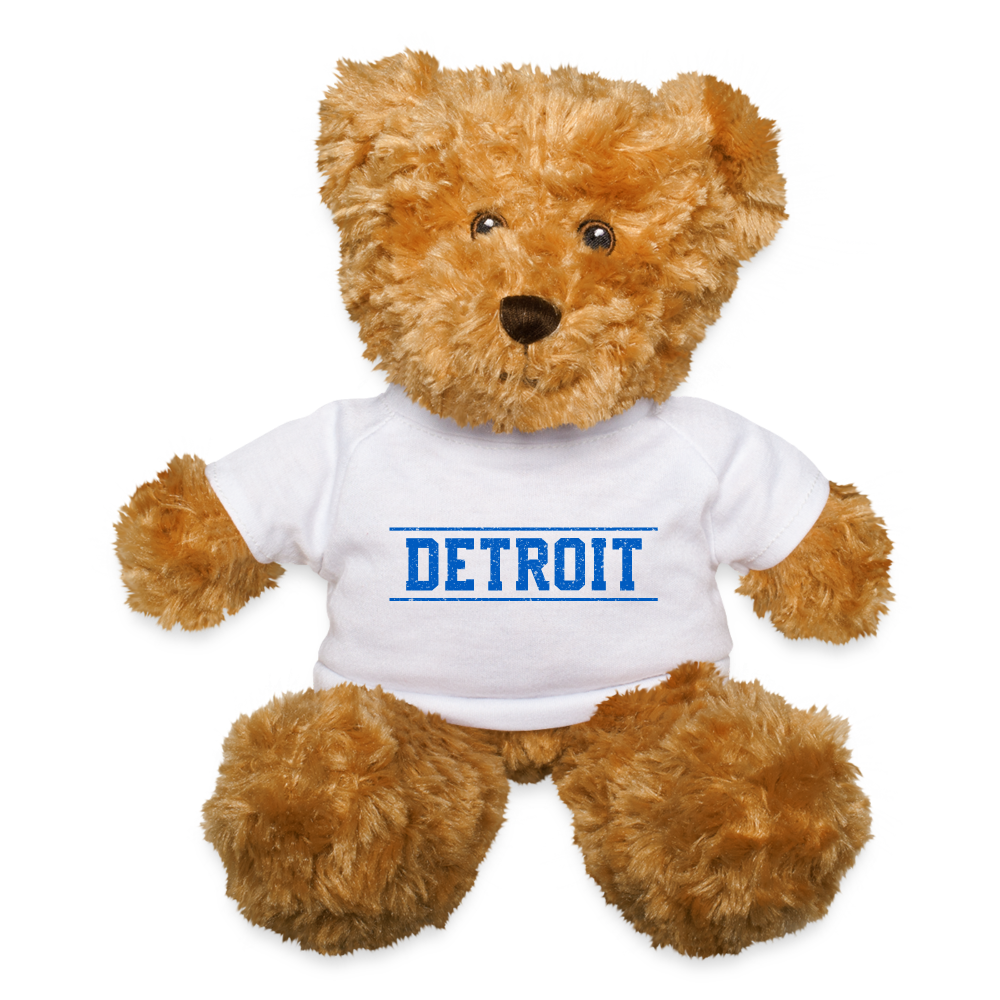 Detroit Teddy Bear - white