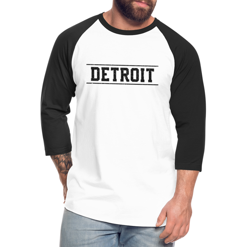 Detroit Baseball T-Shirt - white/black