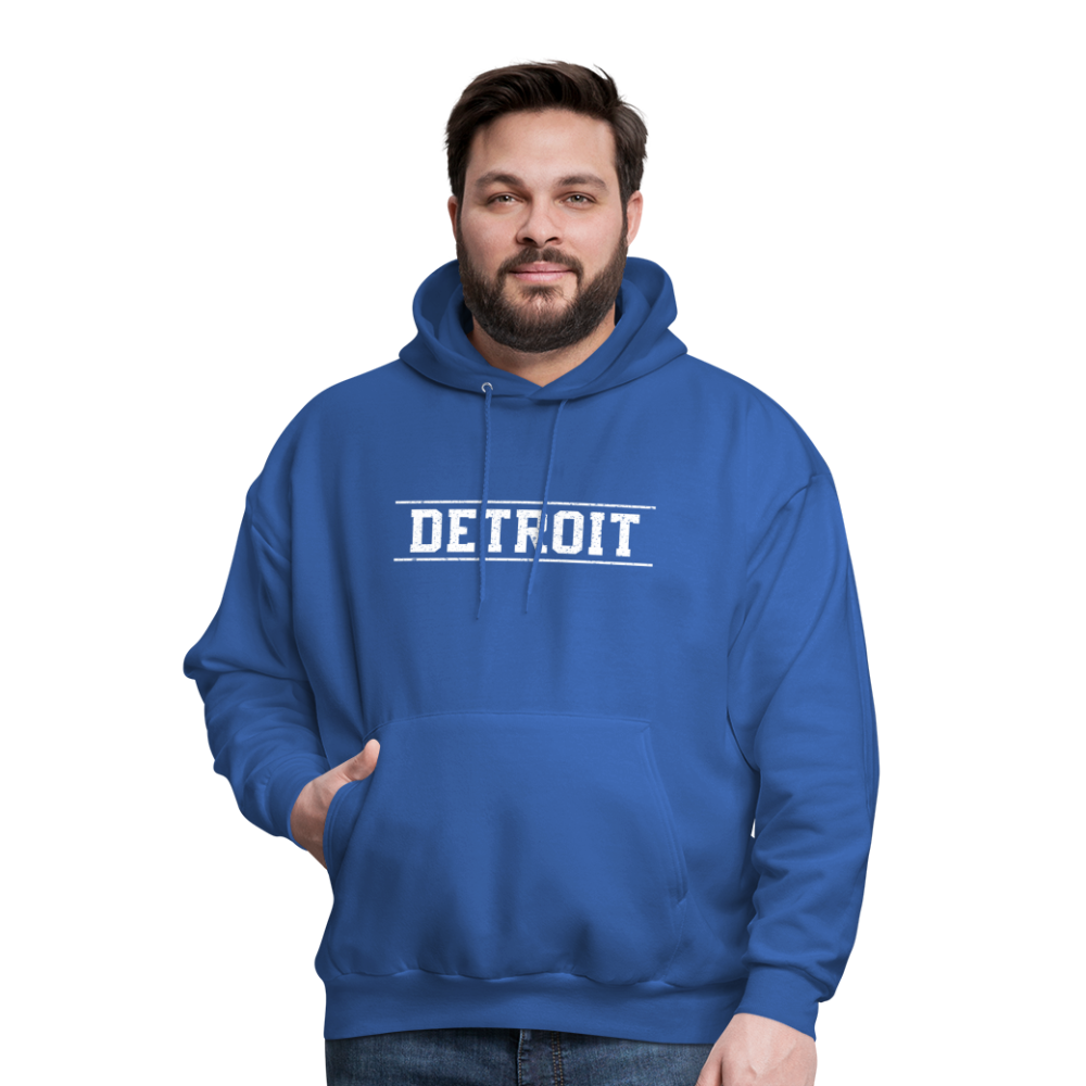 Detroit Men's Hoodie - royal blue