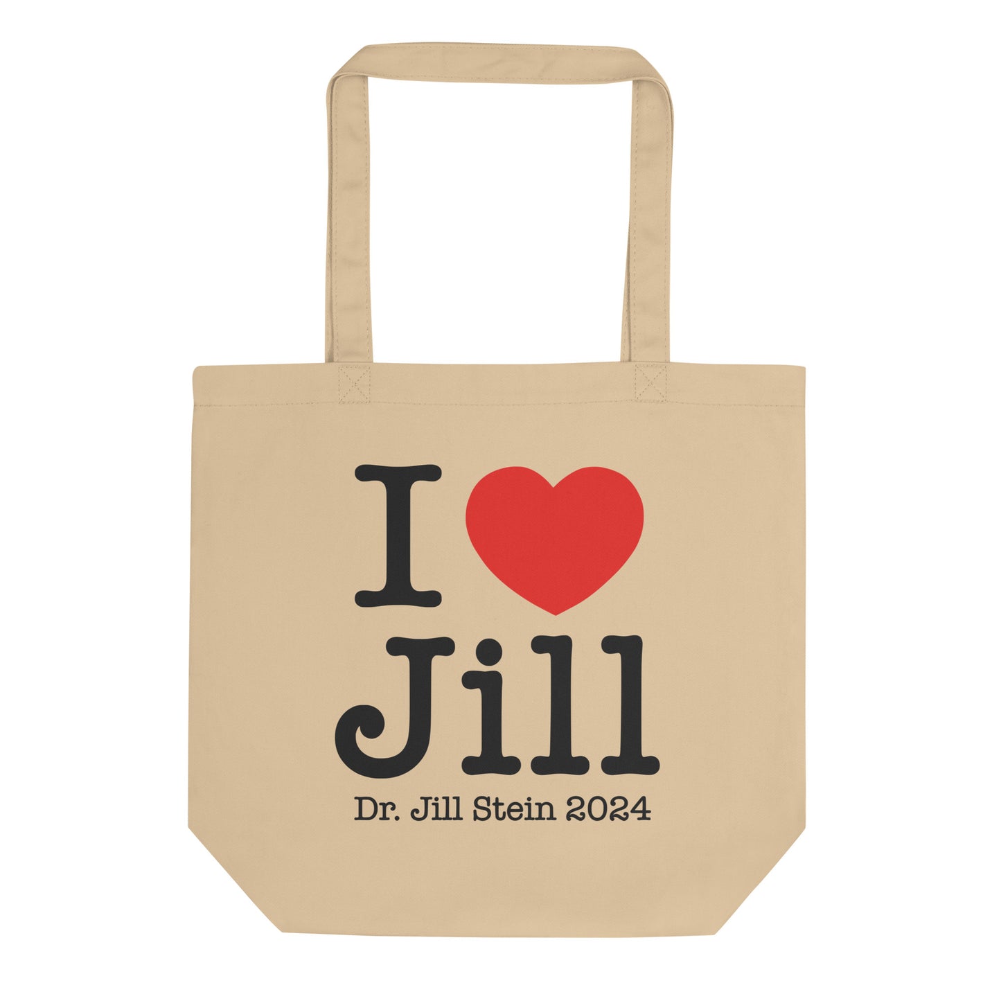 I Love Jill Organic Cotton Eco Tote Bag