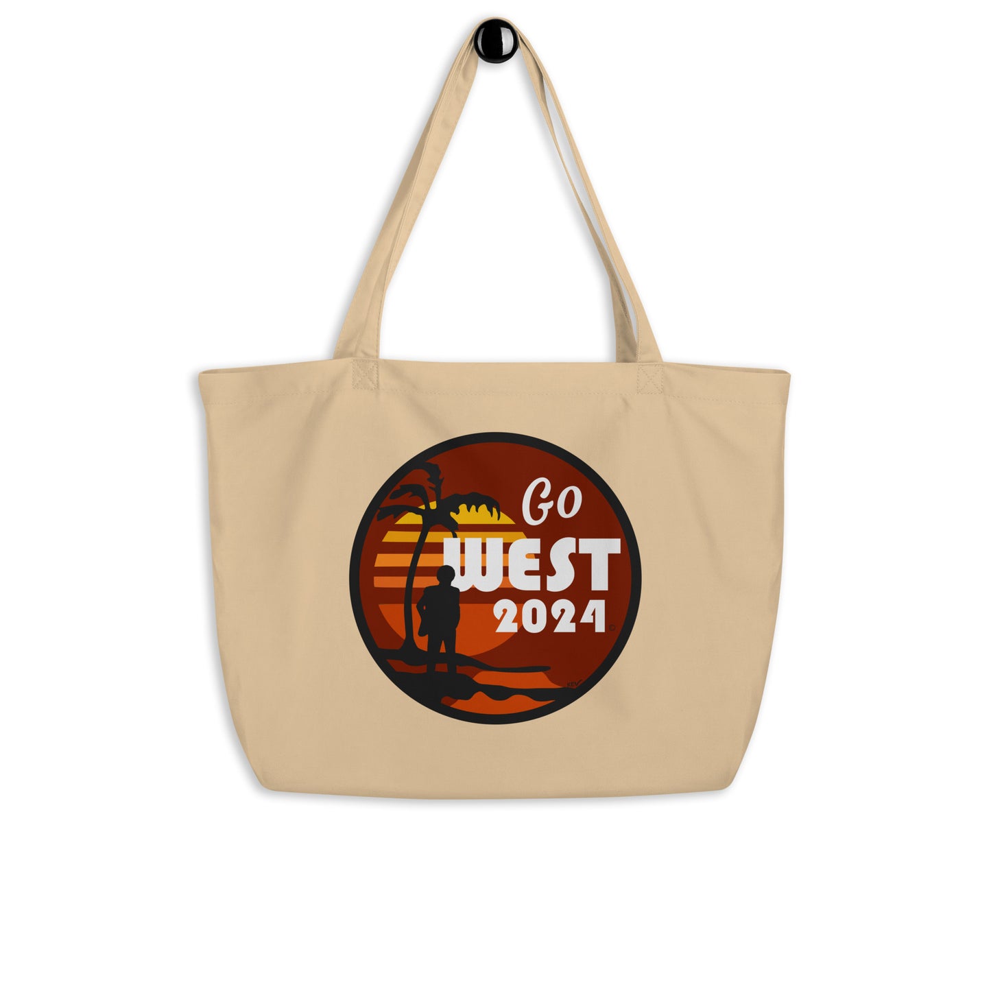 Large Organic Go West Tote Bag