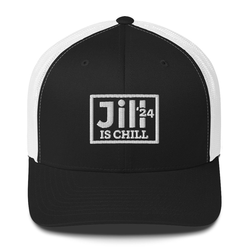 Jill is Chill Embroidered Trucker Cap