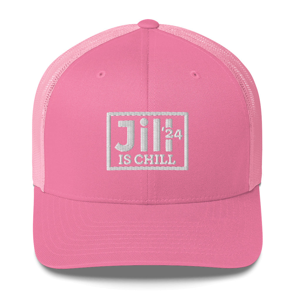 Jill is Chill Embroidered Trucker Cap