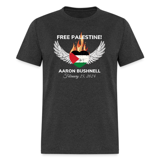 Arron Bushnell Winged Heart Unisex Classic T-Shirt - heather black