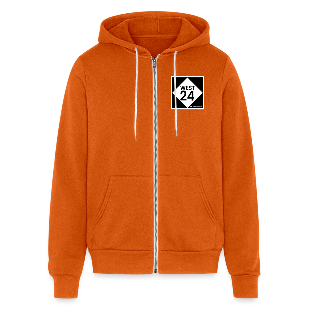 Revolution Highway Bella + Canvas Unisex Full Zip Hoodie - autumn