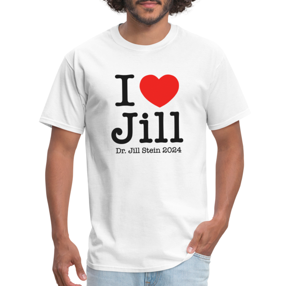 I Love Jill Unisex Classic T-Shirt - white