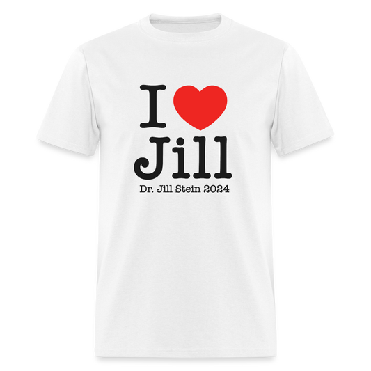 I Love Jill Unisex Classic T-Shirt - white