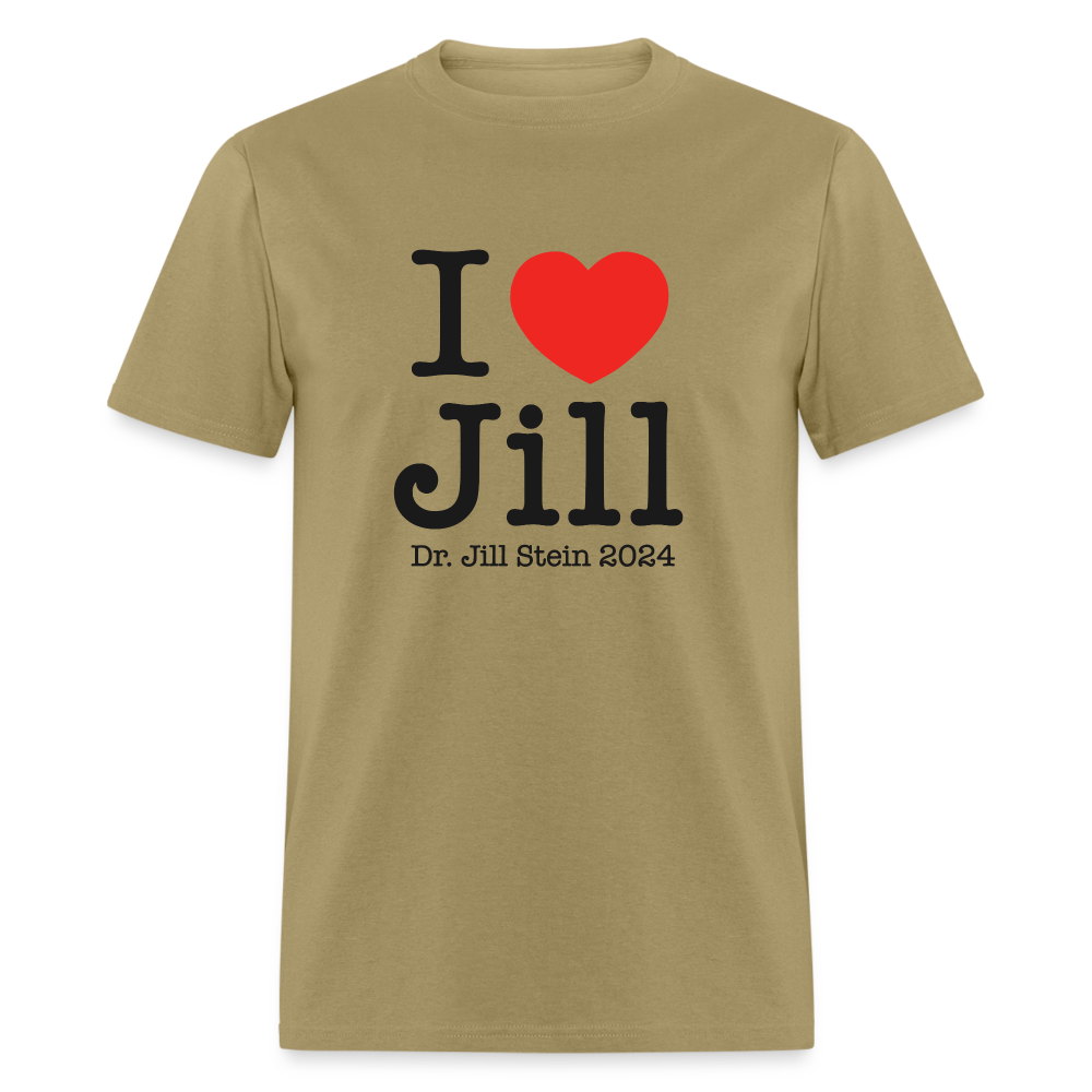 I Love Jill Unisex Classic T-Shirt - khaki