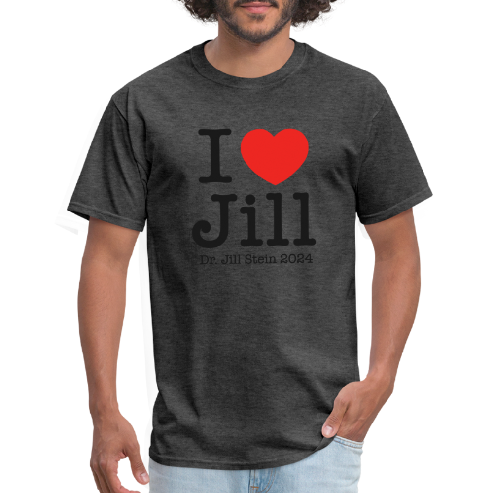 I Love Jill Unisex Classic T-Shirt - heather black