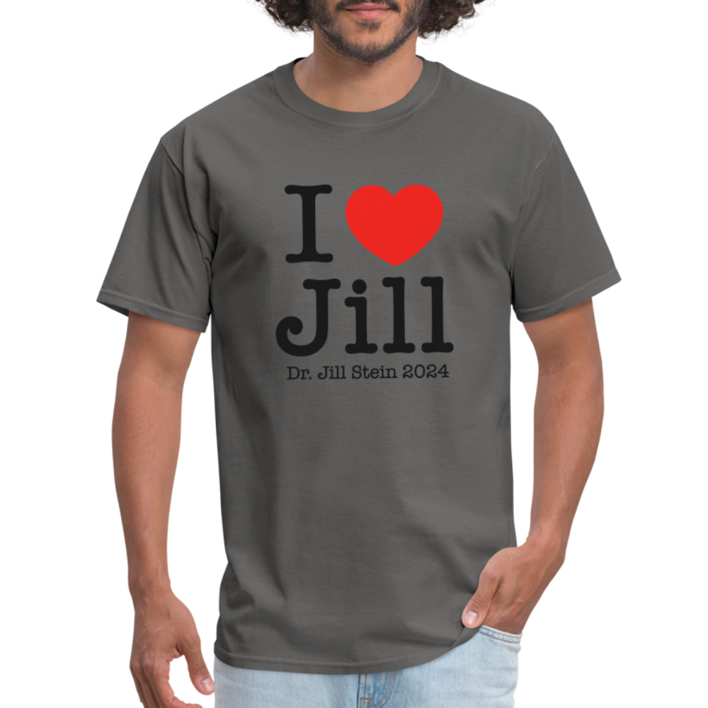 I Love Jill Unisex Classic T-Shirt - charcoal