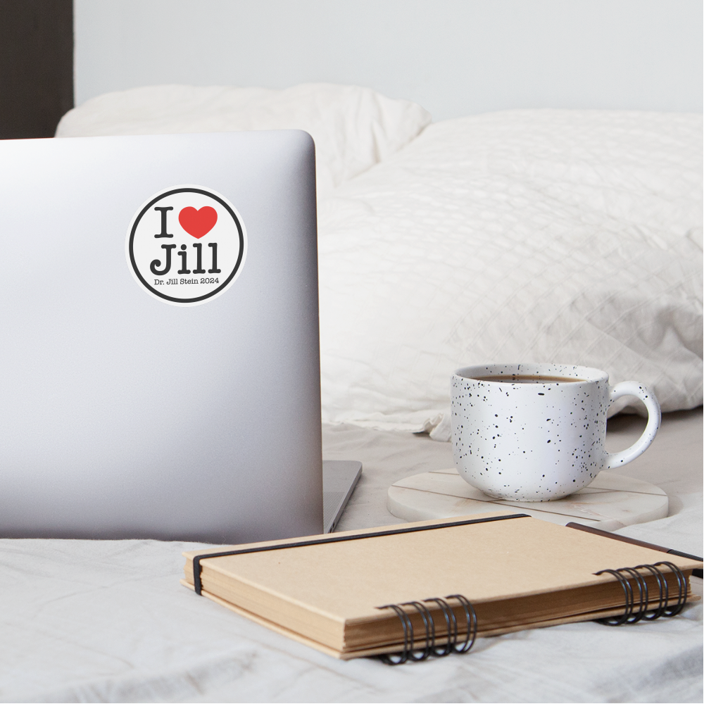 I Love Jill Sticker - white matte