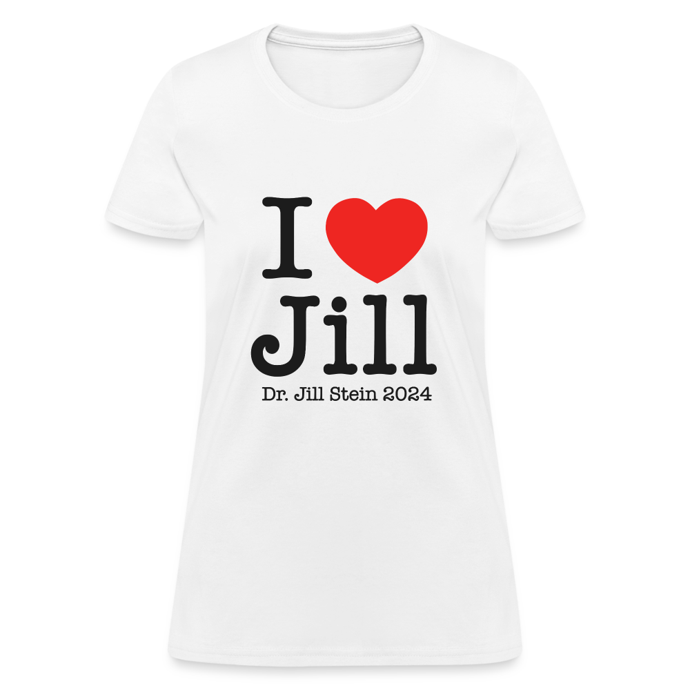 I Love Jill Women's T-Shirt - white