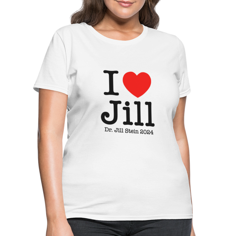 I Love Jill Women's T-Shirt - white