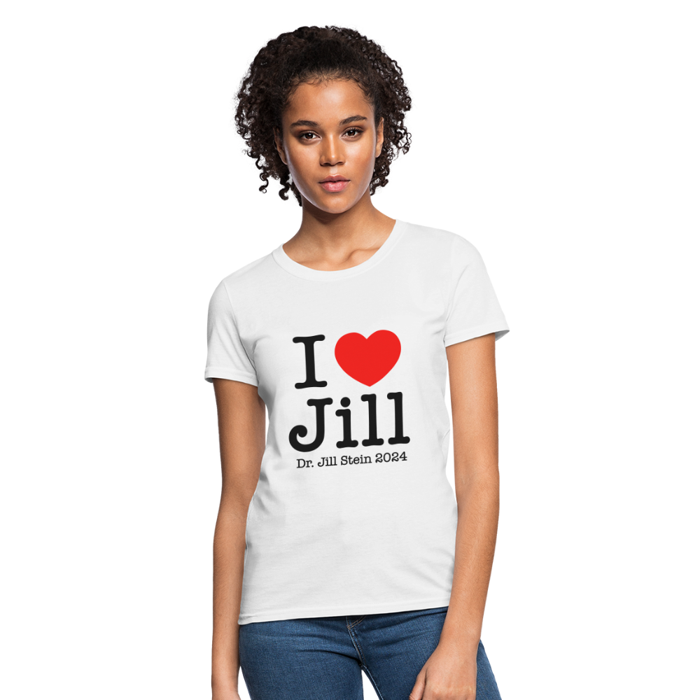 I Love Jill Women's T-Shirt - white