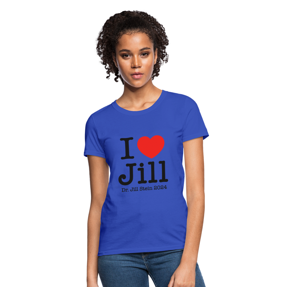 I Love Jill Women's T-Shirt - royal blue