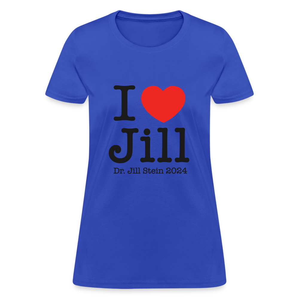 I Love Jill Women's T-Shirt - royal blue