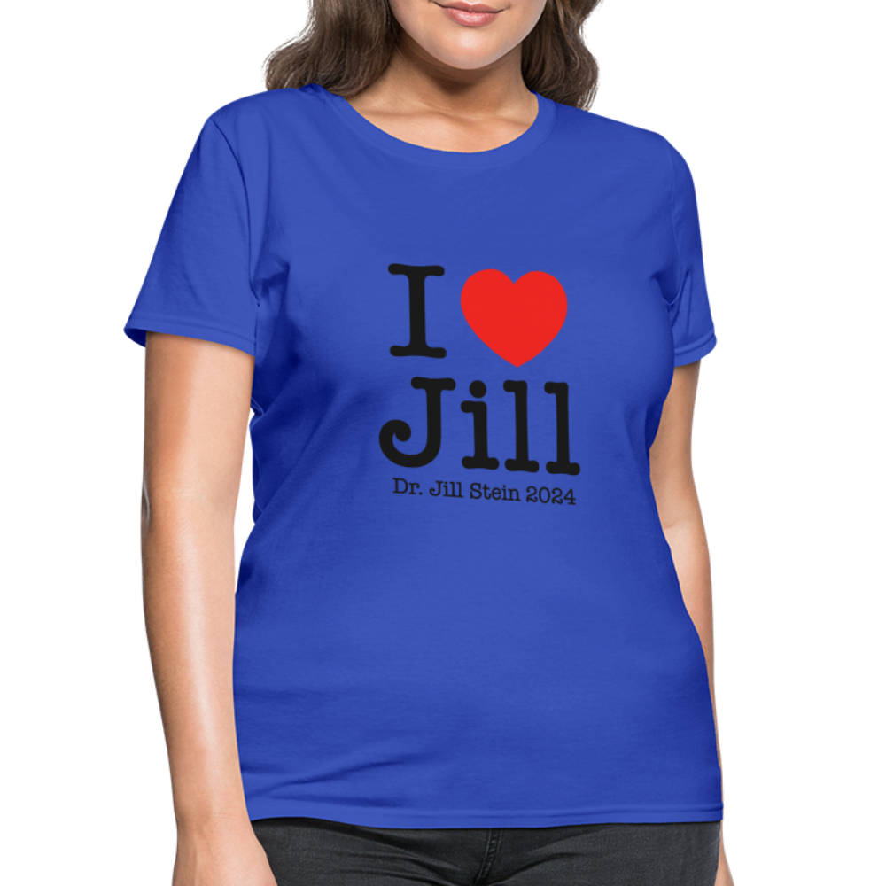 I Love Jill Women's T-Shirt - royal blue