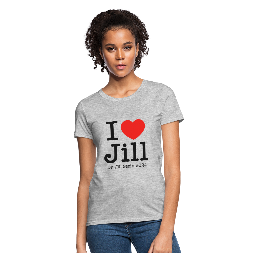 I Love Jill Women's T-Shirt - heather gray