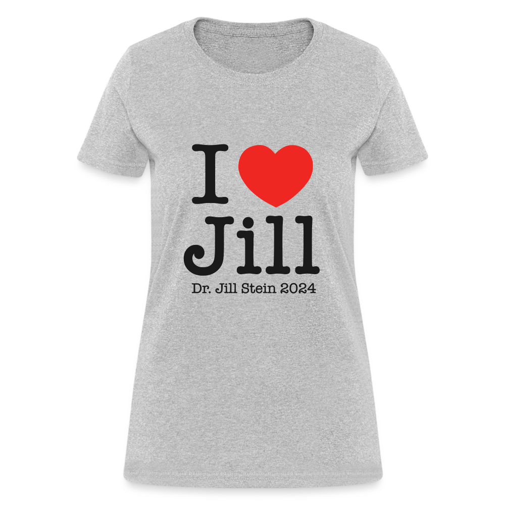 I Love Jill Women's T-Shirt - heather gray