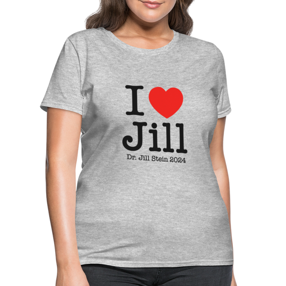 I Love Jill Women's T-Shirt - heather gray