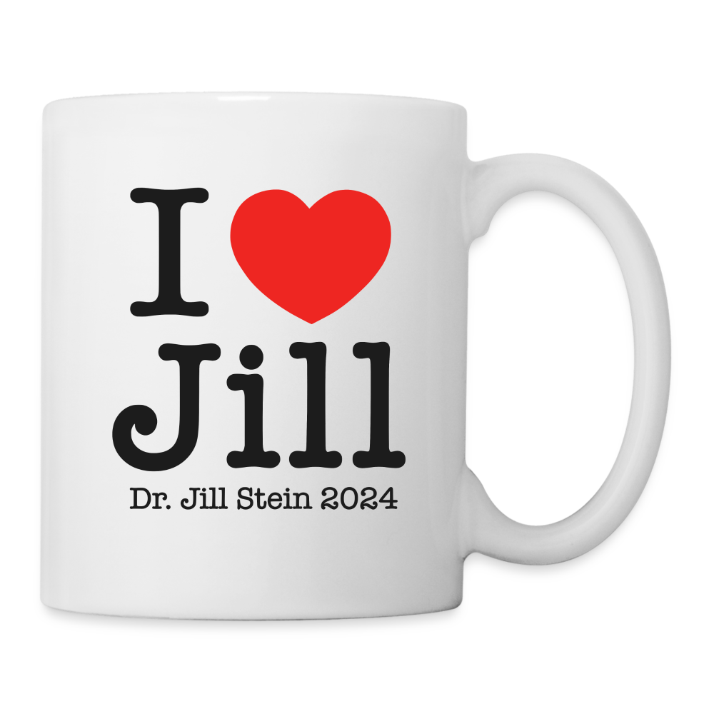 I Love Jill Coffee/Tea Mug - white