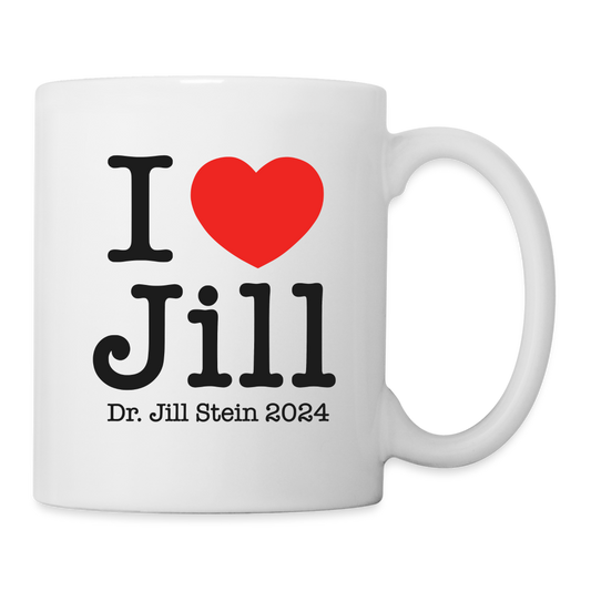 I Love Jill Coffee/Tea Mug - white